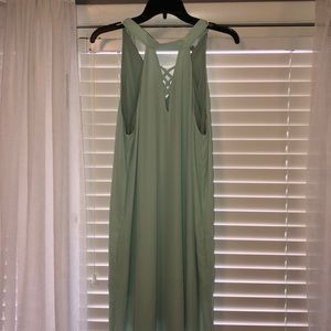 NWT Boutique Halter Tie Back Dress